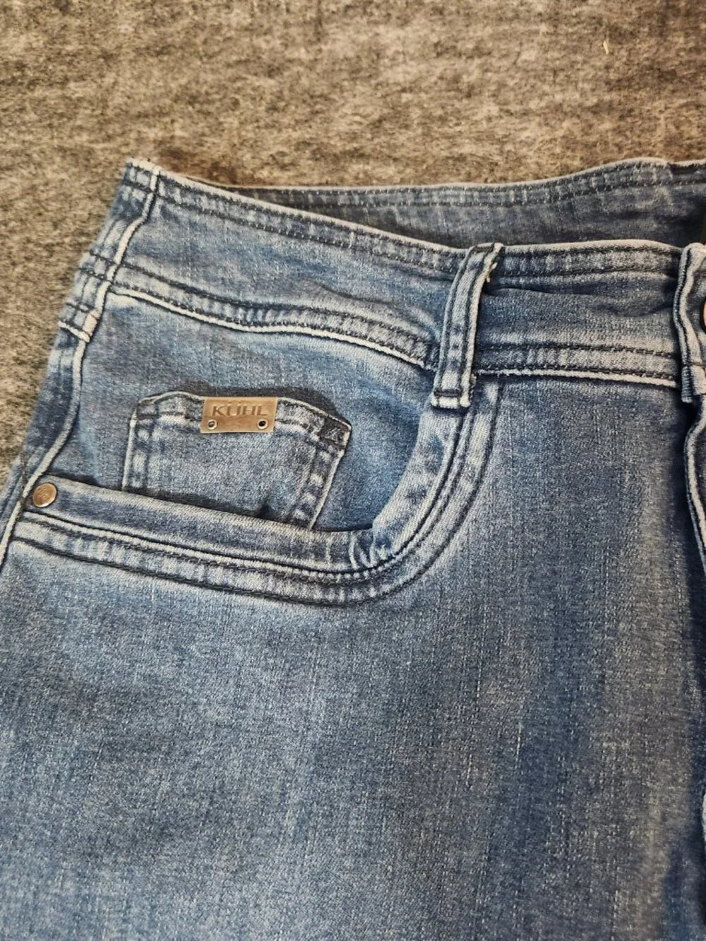 KUHL Men's Size 34x30 Blue Indigo Dye Stretch Performance Denim Jeans